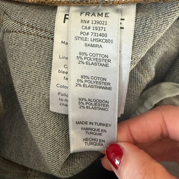 The Frame Denim Le High Skinny Crop Jean - Samira - Picture 8 of 8